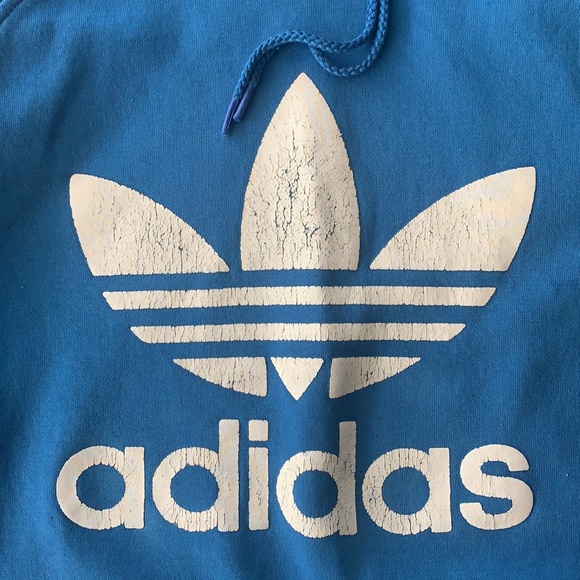 Adidas Classic Print Cotton Blend Hoodie - Picture 2 of 10